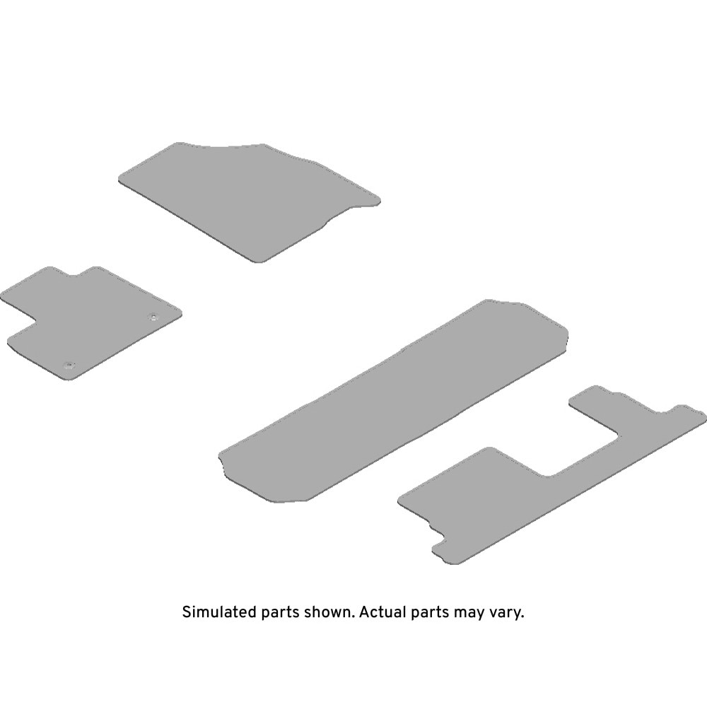 GM Genuine Parts Backen Black Floor Auxiliary Mat