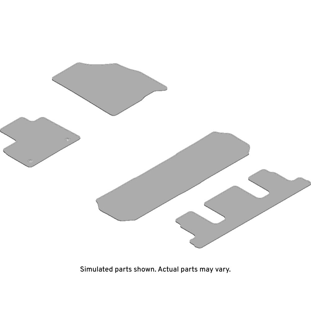 GM Genuine Parts Backen Black Floor Auxiliary Mat