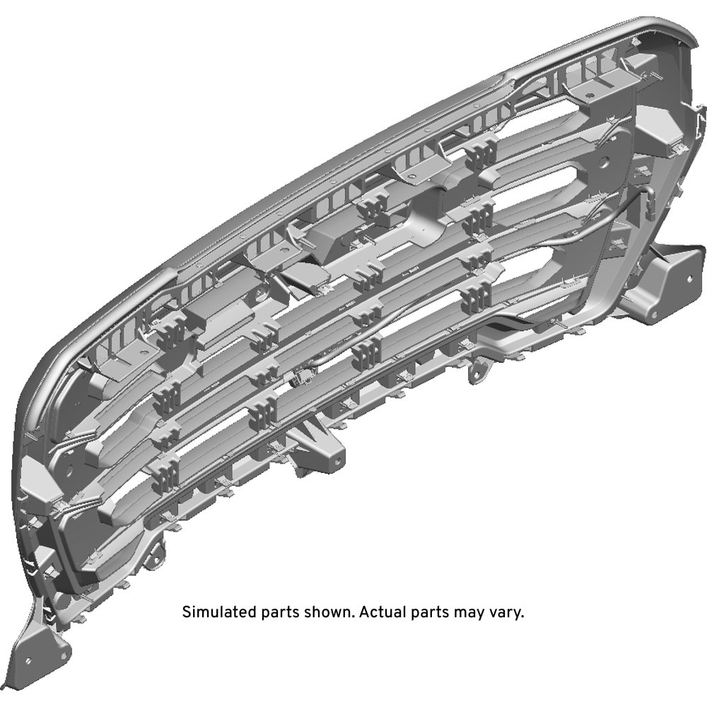GM Genuine Parts Exterior Bright Chrome Front Grille