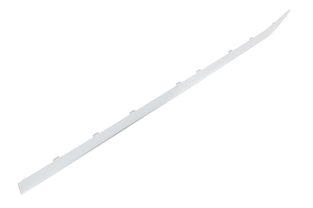 GM Genuine Parts Galvano Silver Front Passenger Side Door Molding Insert
