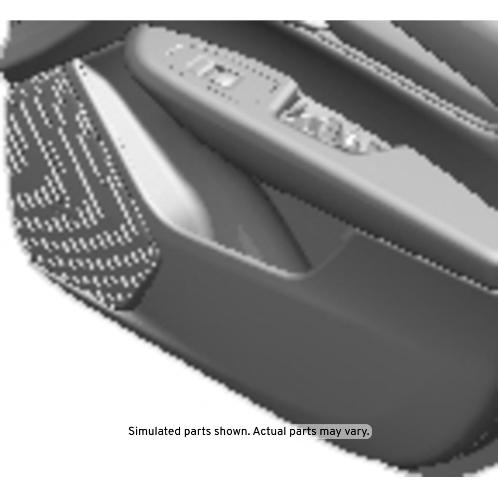 GM Genuine Parts Black Front Passenger Side Side Door Trim