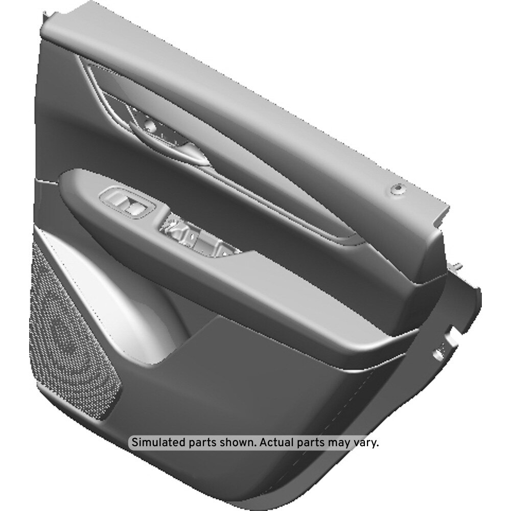 GM Genuine Parts Titanium Rear Passenger Side Door Trim