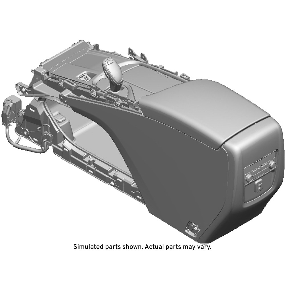 GM Genuine Parts Black Front Floor Console