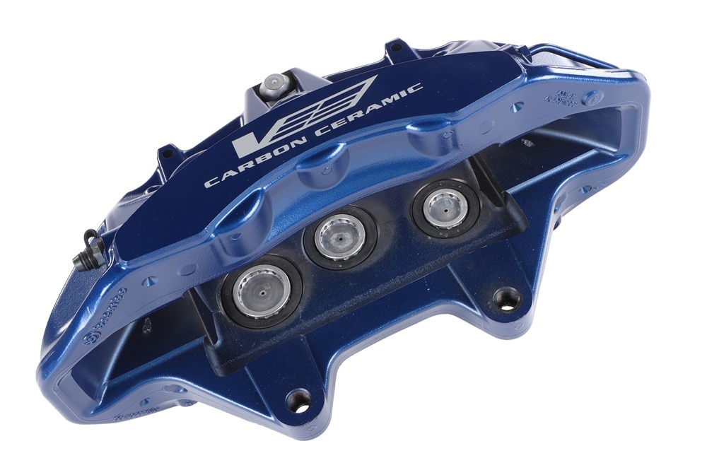GM Genuine Parts Caliper Royal Blue Front Brake Caliper without Pads and Bracket