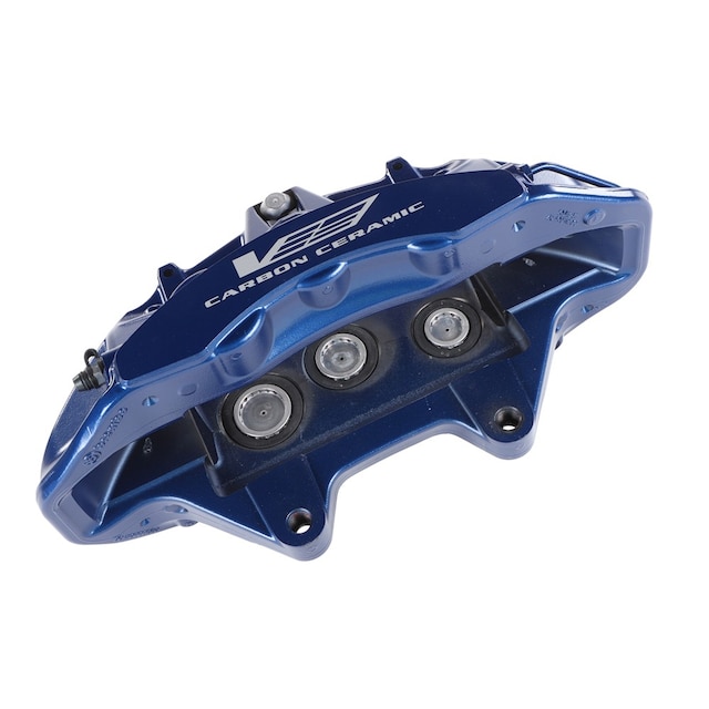 GM Genuine Parts Caliper Royal Blue Front Brake Caliper without Pads and Bracket