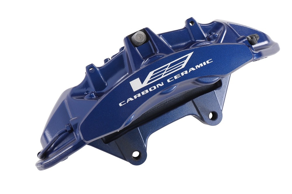 GM Genuine Parts Caliper Royal Blue Front Passenger Side Brake Caliper without Pads and Bracket