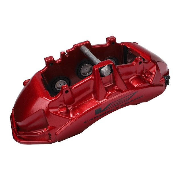 GM Genuine Parts Edge Red Front Passenger Side Brake Caliper without Pads and Bracket
