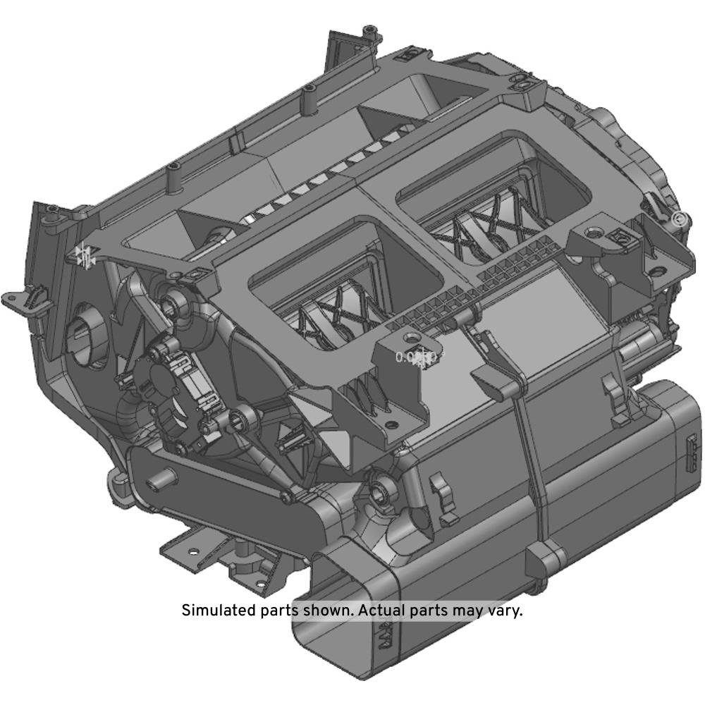 GM Genuine Parts Air Conditioning Evaporator and Blower Case