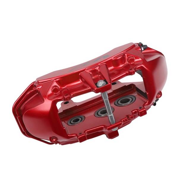 GM Genuine Parts Edge Red Front Brake Caliper without Pads and Bracket