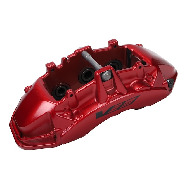 GM Genuine Parts Edge Red Front Passenger Side Brake Caliper without Pads and Bracket