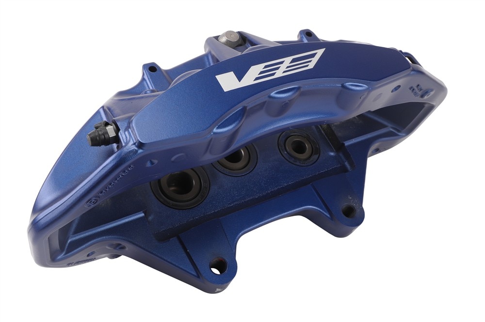 GM Genuine Parts Caliper Royal Blue Front Brake Caliper without Pads and Bracket