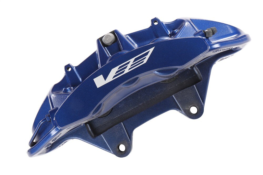 GM Genuine Parts Caliper Royal Blue Front Passenger Side Brake Caliper without Pads and Bracket