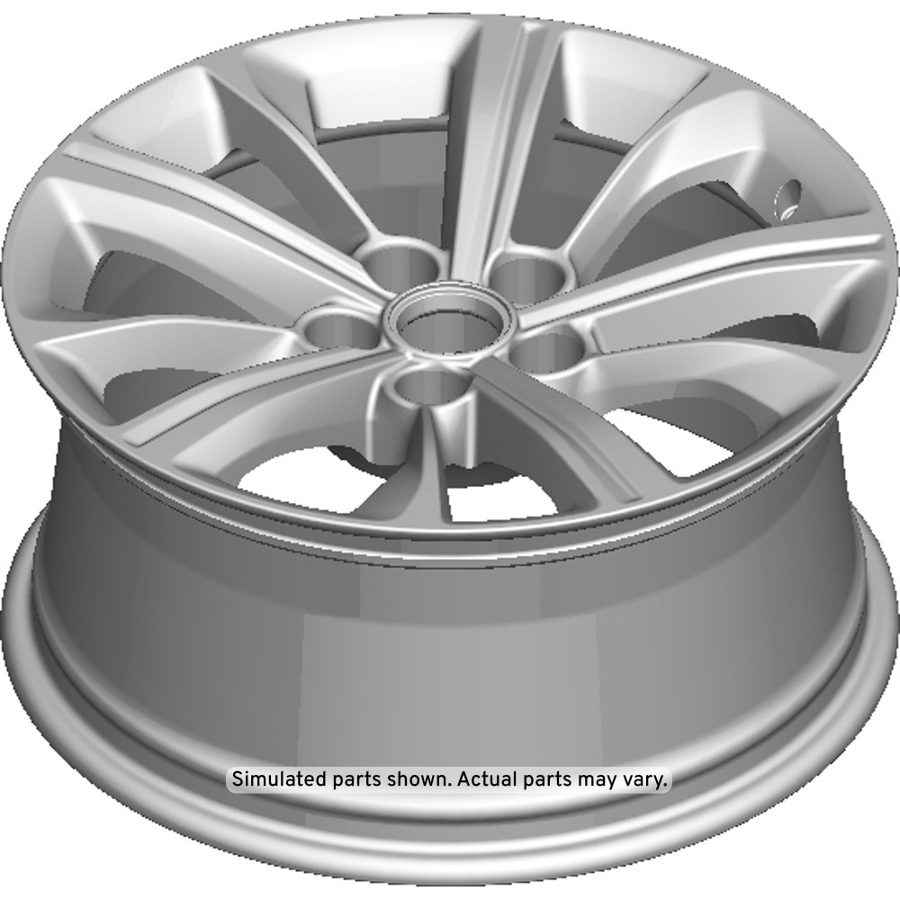 GM Genuine Parts Bright Silver Front and Rear Wheel