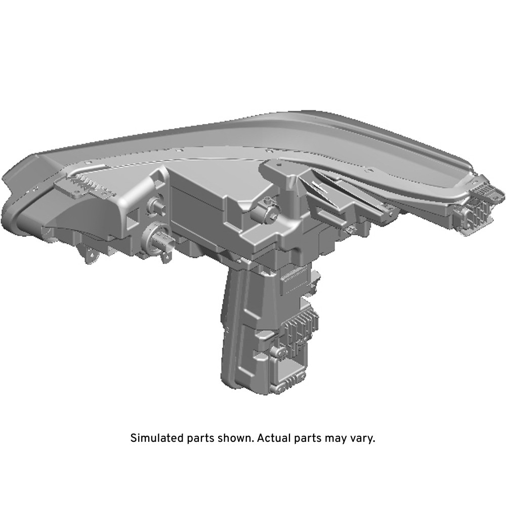GM Genuine Parts Passenger Side Headlamp
