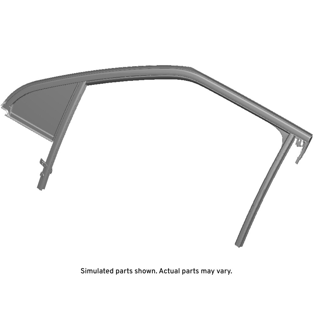 GM Genuine Parts Front Driver Side Door Window Weatherstrip