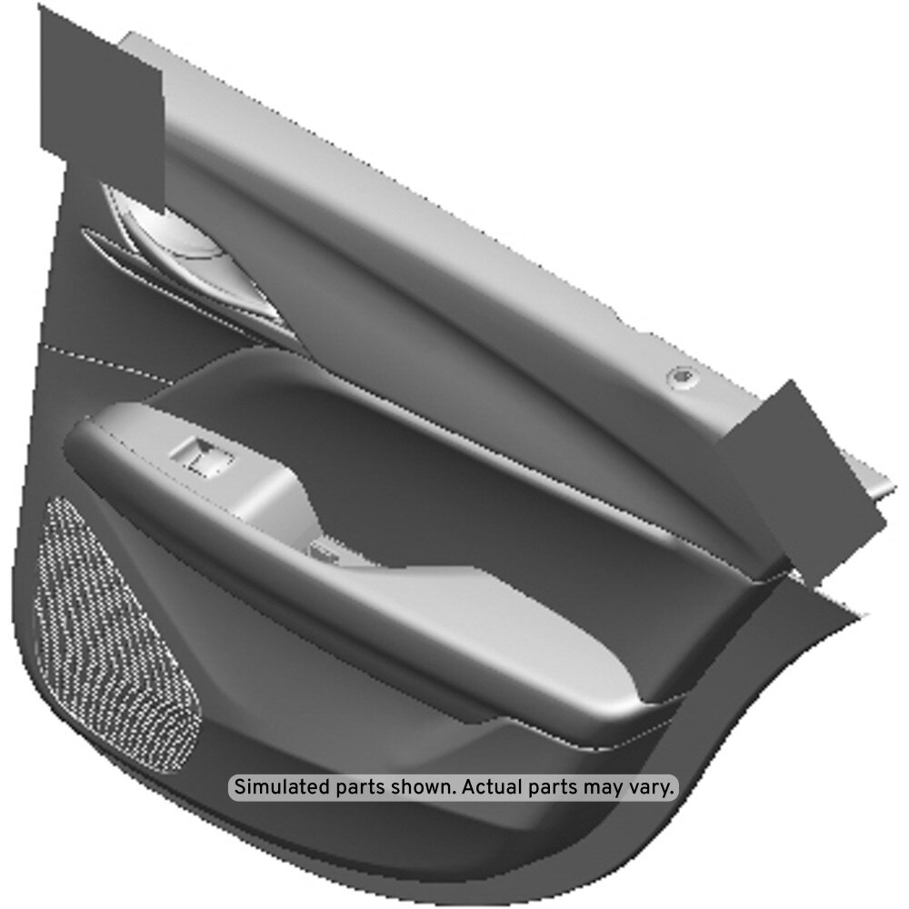 GM Genuine Parts Sky Cool Gray Rear Passenger Side Door Trim