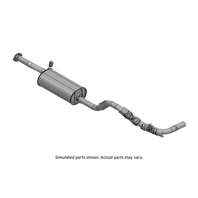 GM Genuine Parts Exhaust Muffler with Exhaust Pipe