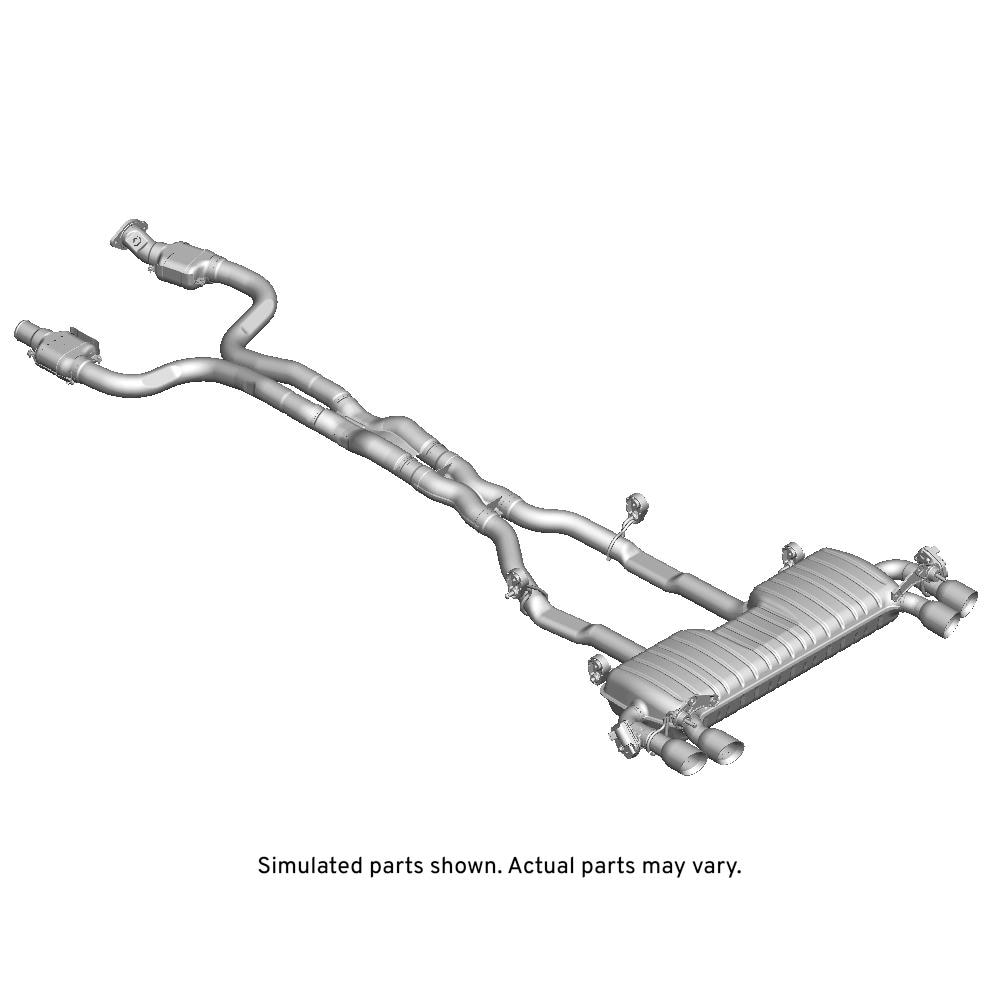GM Genuine Parts Exhaust Muffler with Exhaust Aftertreatment