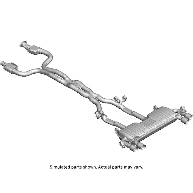 GM Genuine Parts Exhaust Muffler with Exhaust Aftertreatment