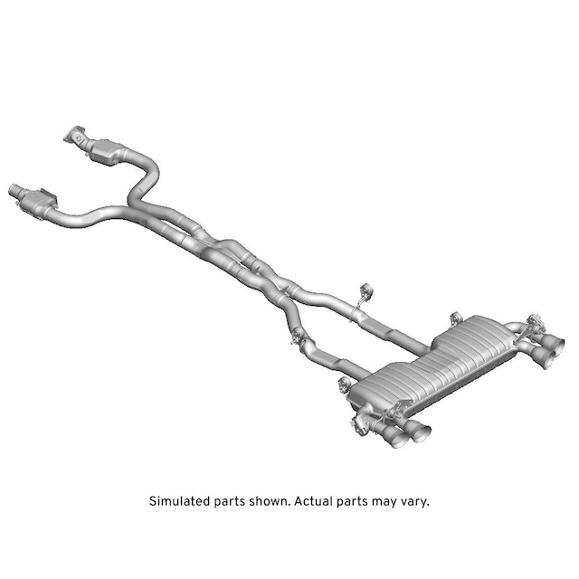 GM Genuine Parts Exhaust Muffler with Exhaust Aftertreatment