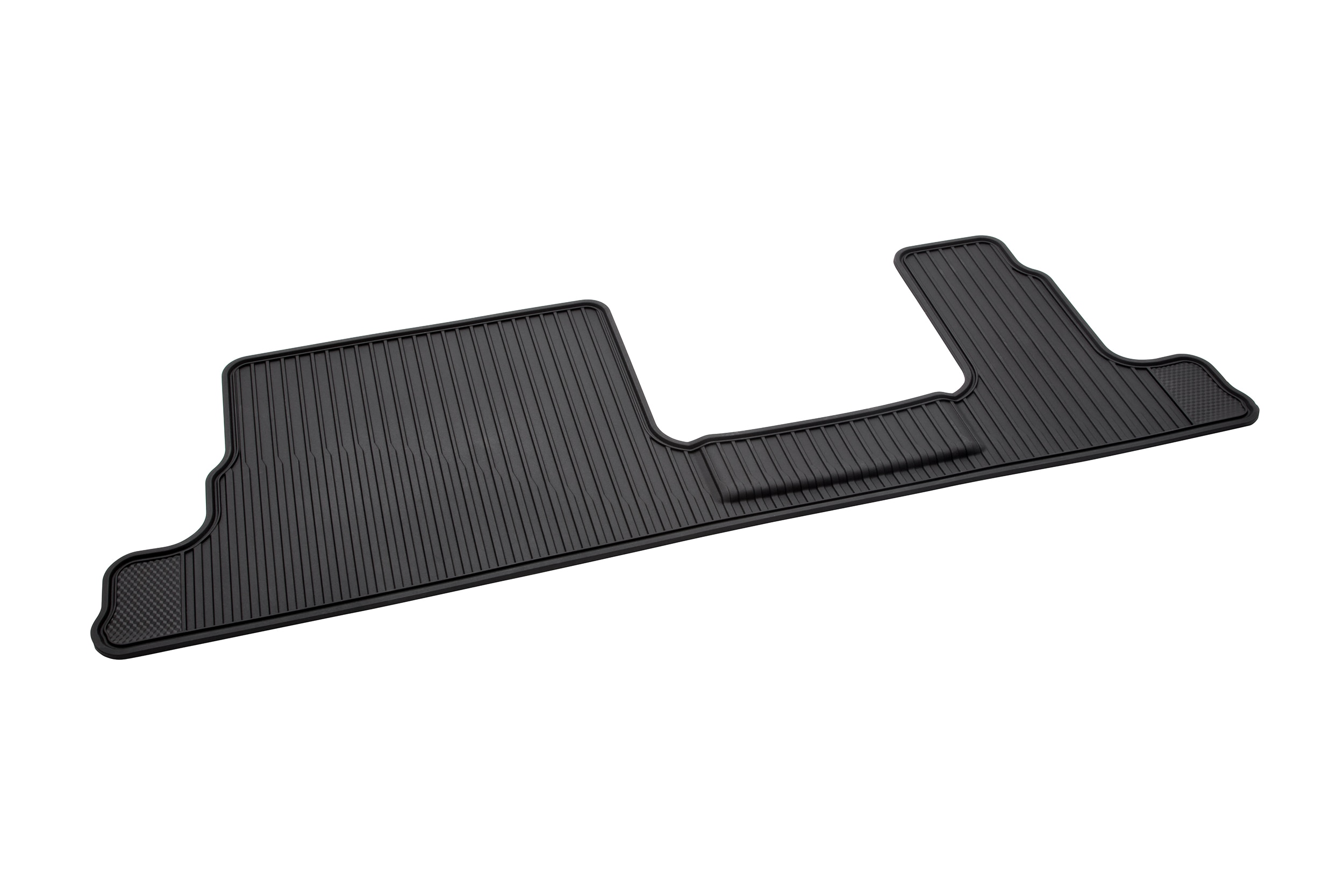 Third-Row One-Piece Premium All-Weather Floor Liner in Jet Black (for Models with Second-Row Bench Seat)