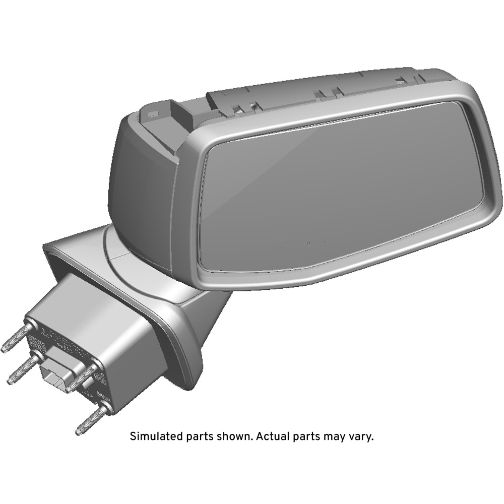 GM Genuine Parts Passenger Side Rearview Mirror without Cover