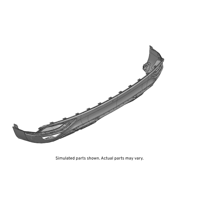 GM Genuine Parts Black Rear Bumper Lower Fascia