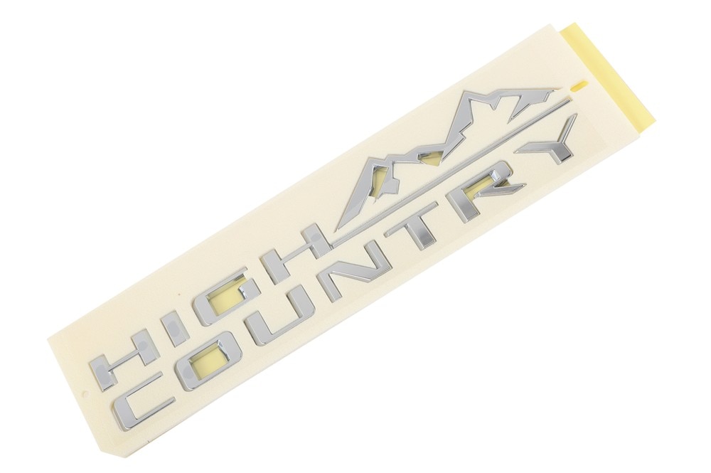 GM Genuine Parts Bright Chrome Front Side Door Vehicle Name Plate