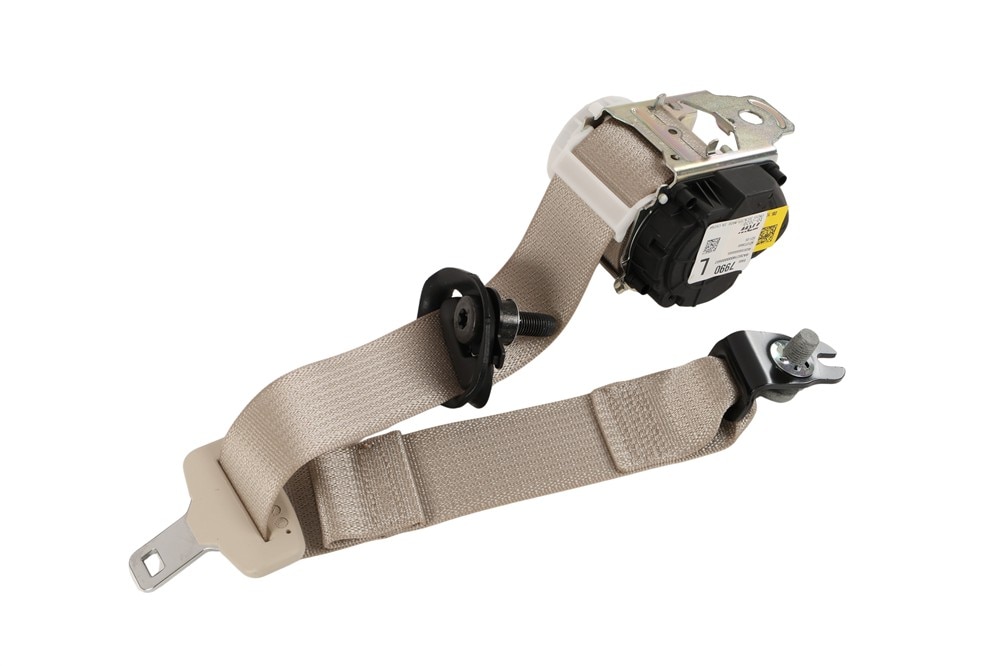 GM Genuine Parts Whisper Beige Rear Driver Side Seat Belt Retractor Kit