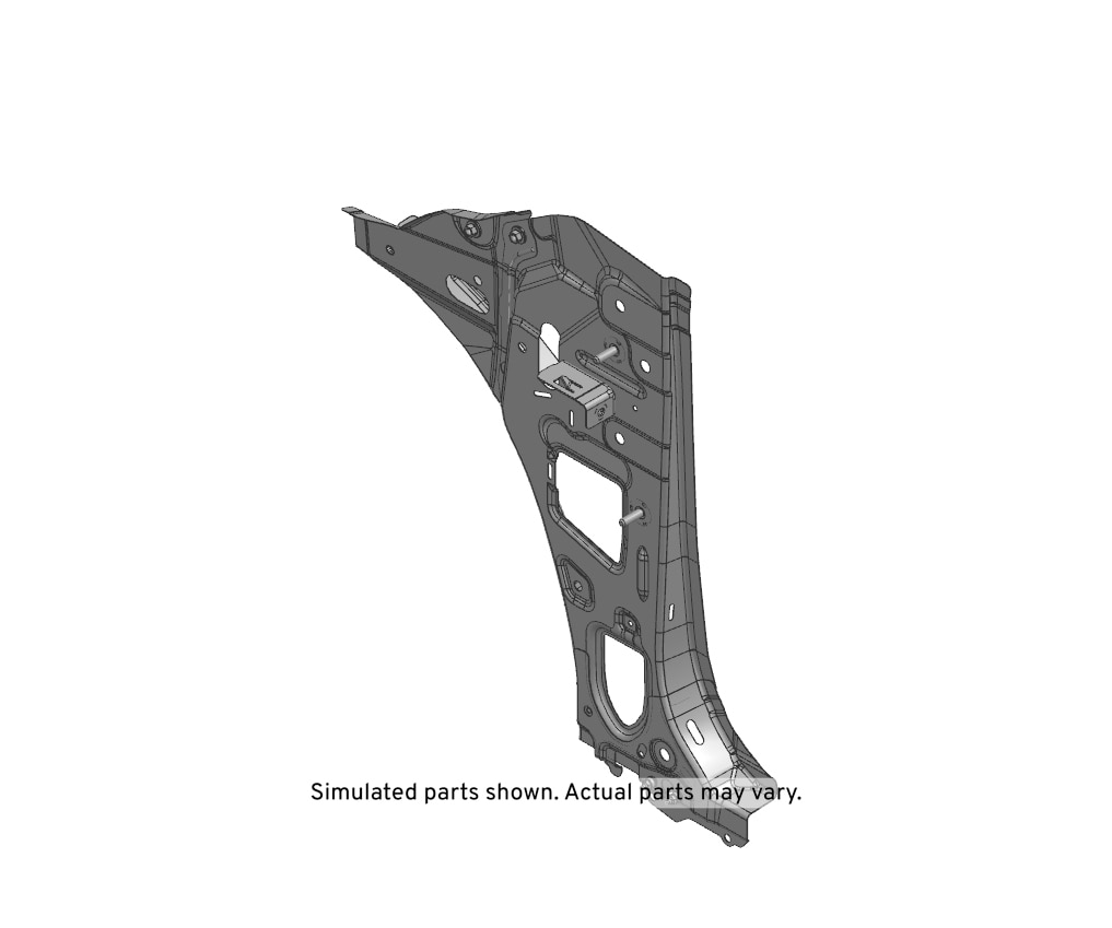GM Genuine Parts Passenger Side Body Hinge Pillar Inner Panel