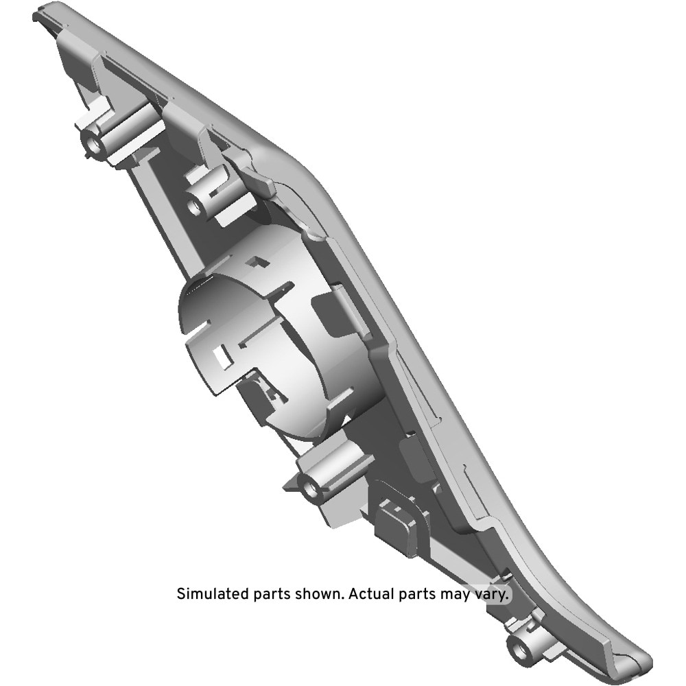 GM Genuine Parts Smokey Brush Driver Side Radio Rear Side Door Upper Speaker Grille