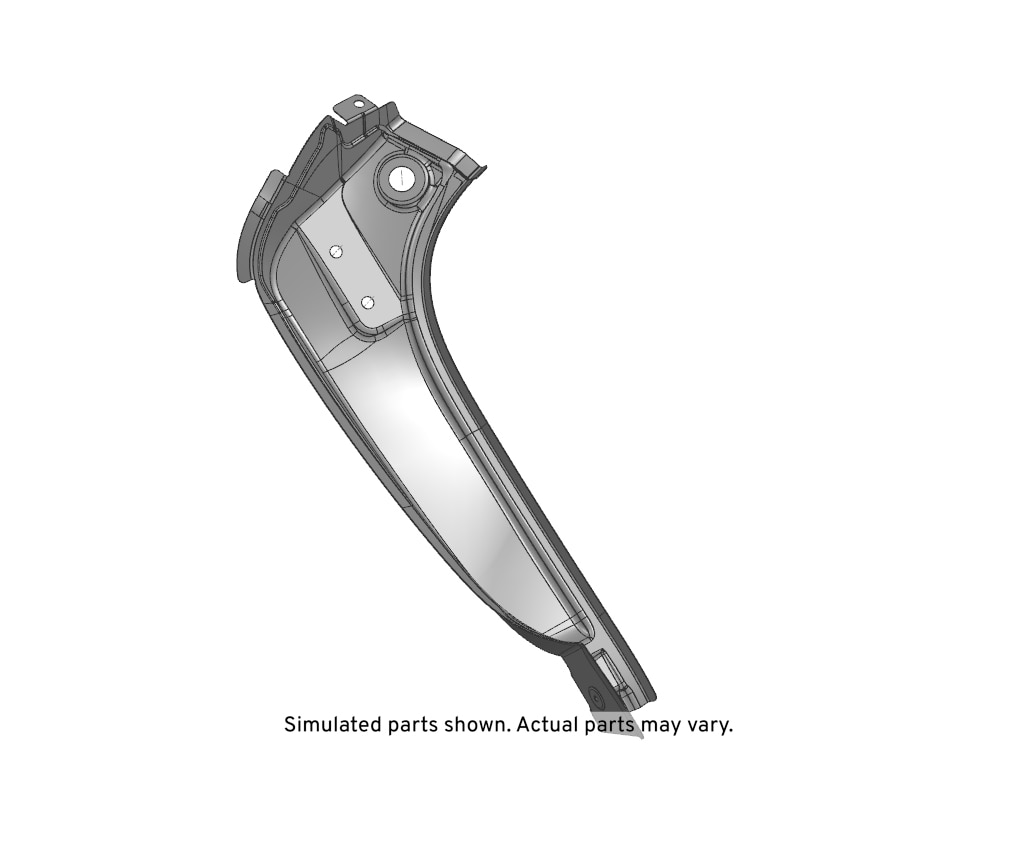 GM Genuine Parts Driver Side Back Body Pillar Outer Panel