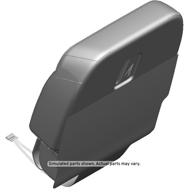 GM Genuine Parts Ash Gray Rear Driver Side Seat Back Cover