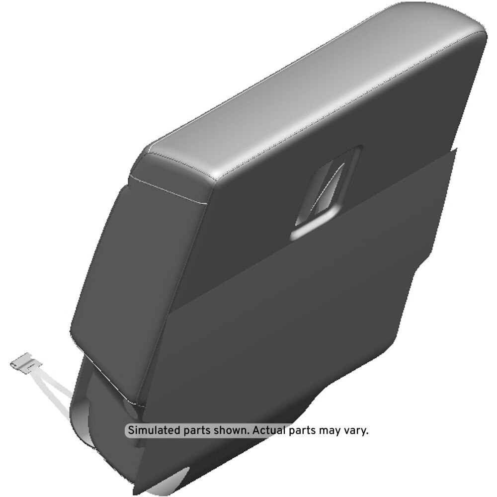 GM Genuine Parts Dark Galvanized Cool Rear Passenger Side Seat Back Cover
