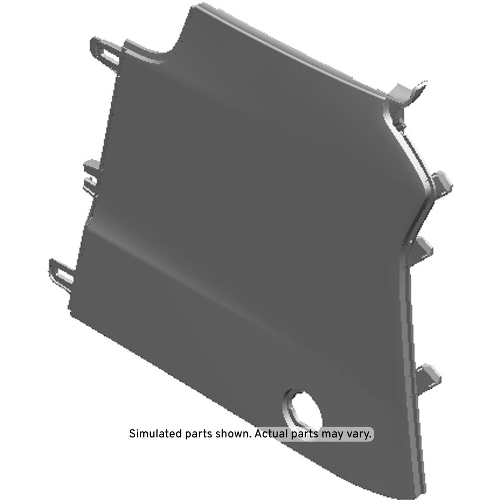 GM Genuine Parts Whisper Beige Front Floor Rear Console Driver Side Trim Panel