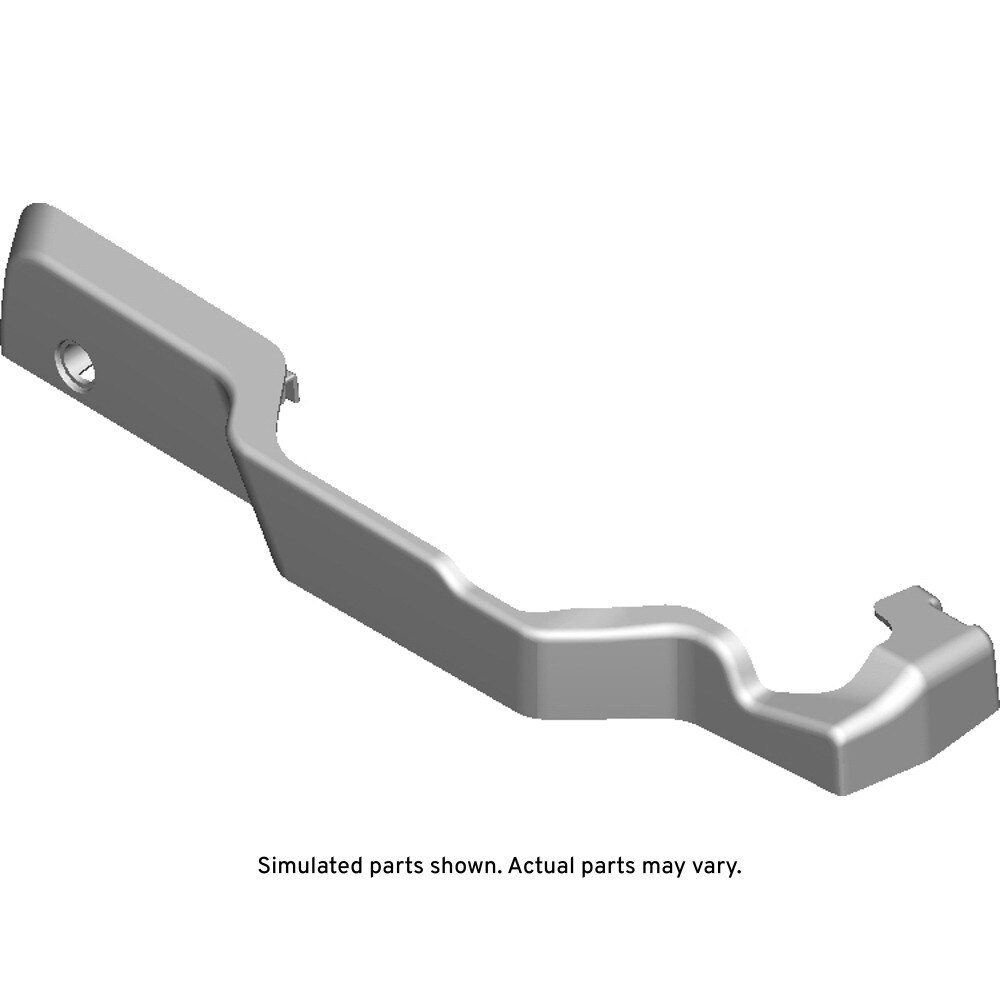 GM Genuine Parts Sheer Gray Rear Driver Side Seat Track Front Outboard Cover