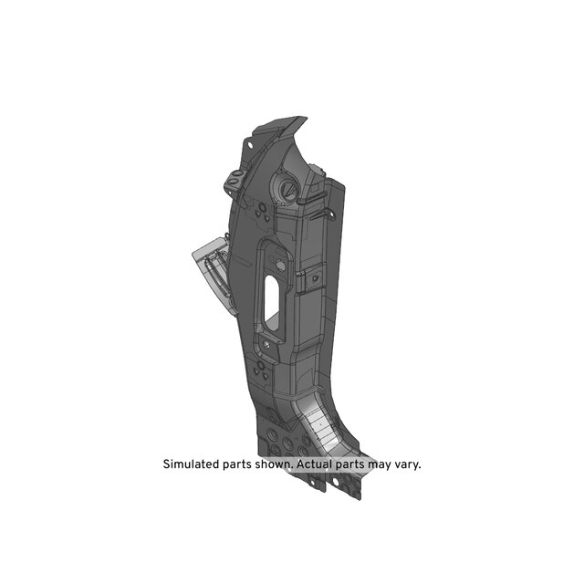 GM Genuine Parts Driver Side Body Hinge Pillar Outer Panel Reinforcement