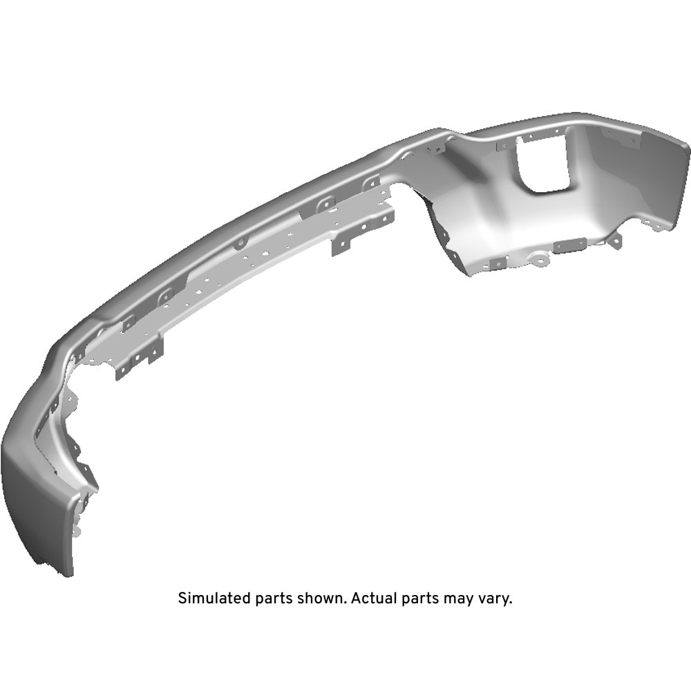 GM Genuine Parts Primed Front Bumper Impact Bar