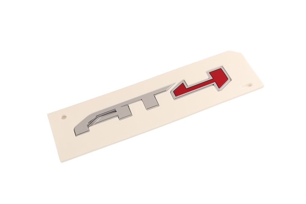 GM Genuine Parts Exterior Bright Chrome Front Side Door Marketing Name Plate