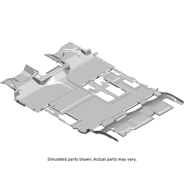 GM Genuine Parts Fawn Intermediate Floor Panel Carpet