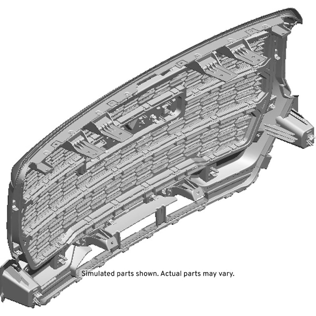 GM Genuine Parts Exterior Bright Chrome Front Grille