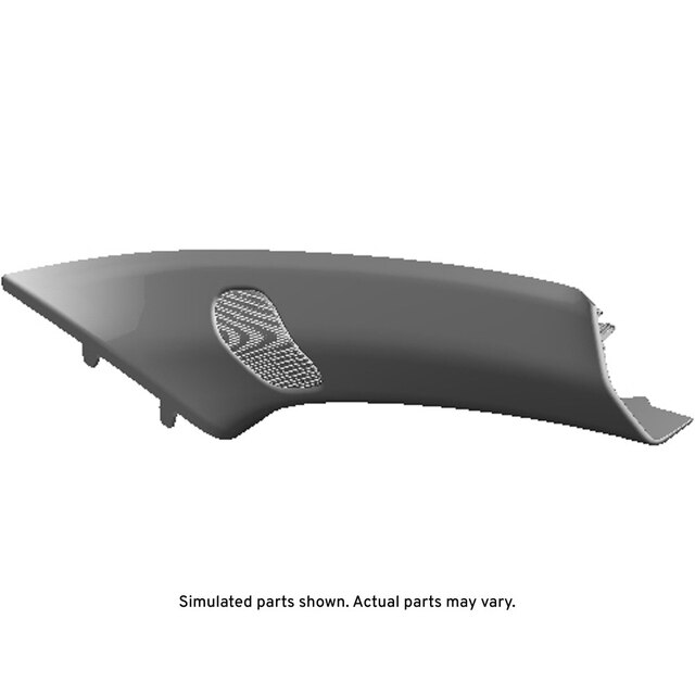 GM Genuine Parts Jet Black Passenger Side Windshield Garnish Molding