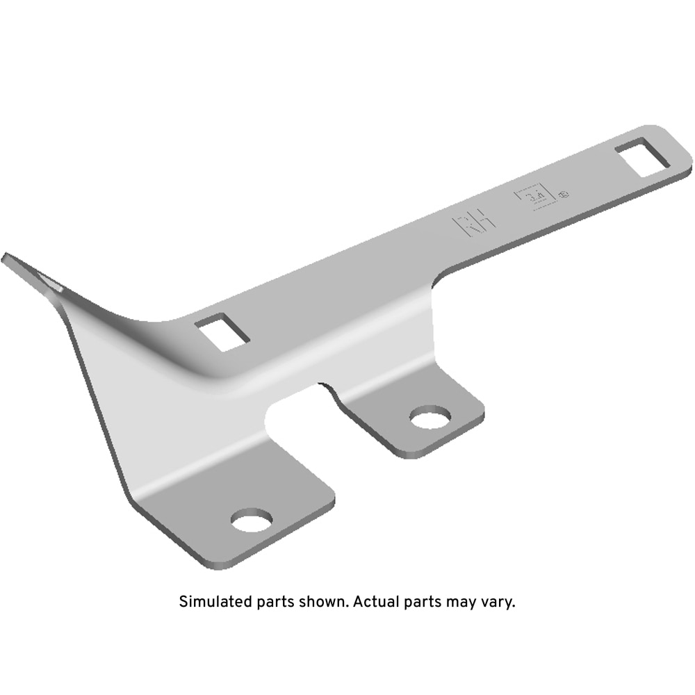 GM Genuine Parts Front Passenger Side Bumper Fascia Support Brace
