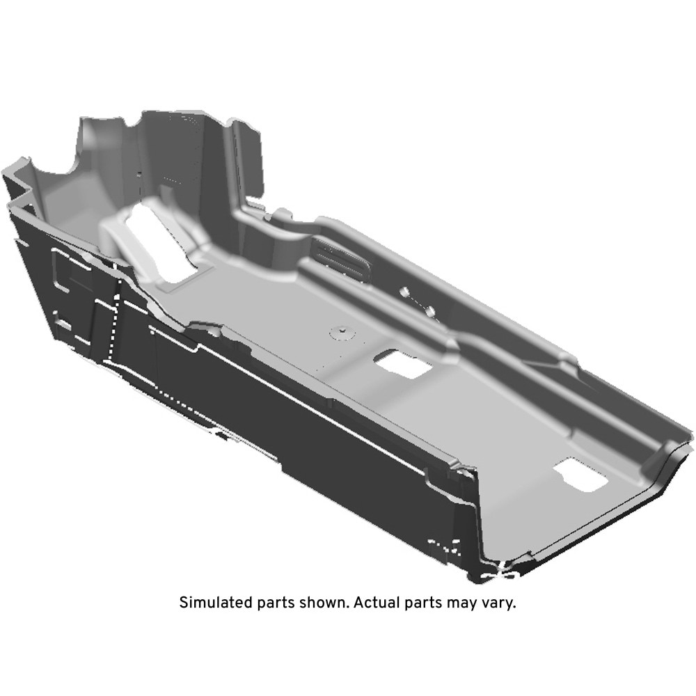 GM Genuine Parts Black Front Passenger Side Floor Panel Carpet
