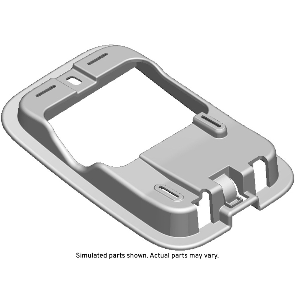 GM Genuine Parts Dark Atmosphere Rear Seat Center Belt Opening Bezel