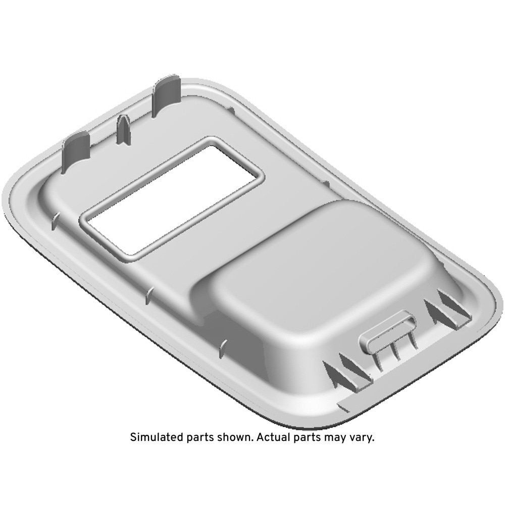 GM Genuine Parts Dark Atmosphere Rear Seat Center Belt Opening Bezel