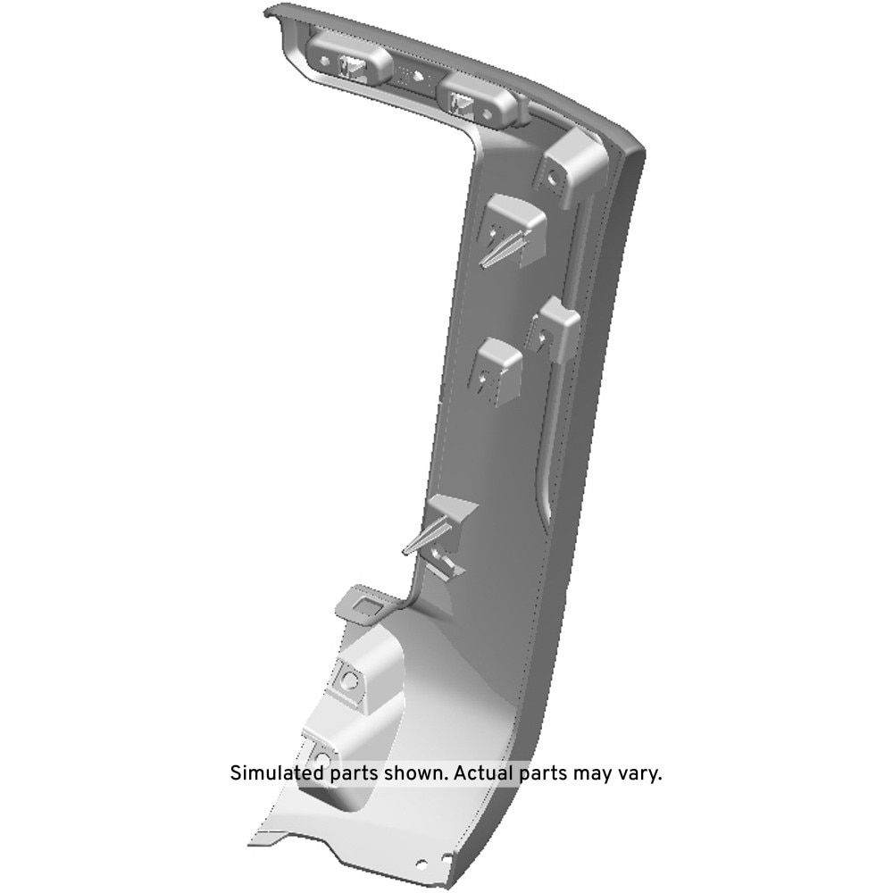 GM Genuine Parts Front Bumper Fascia Passenger Side Molding