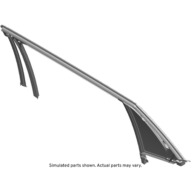 GM Genuine Parts Rear Passenger Side Door Window Weatherstrip