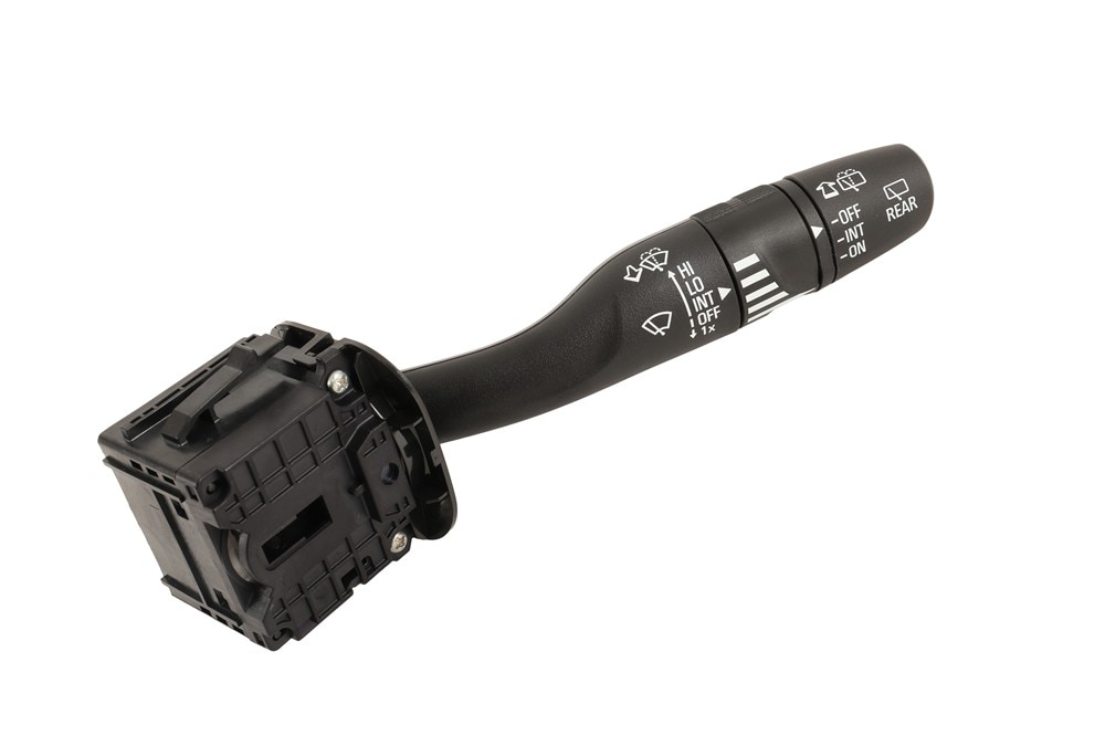 GM Genuine Parts Black Windshield Wiper and Washer Switch