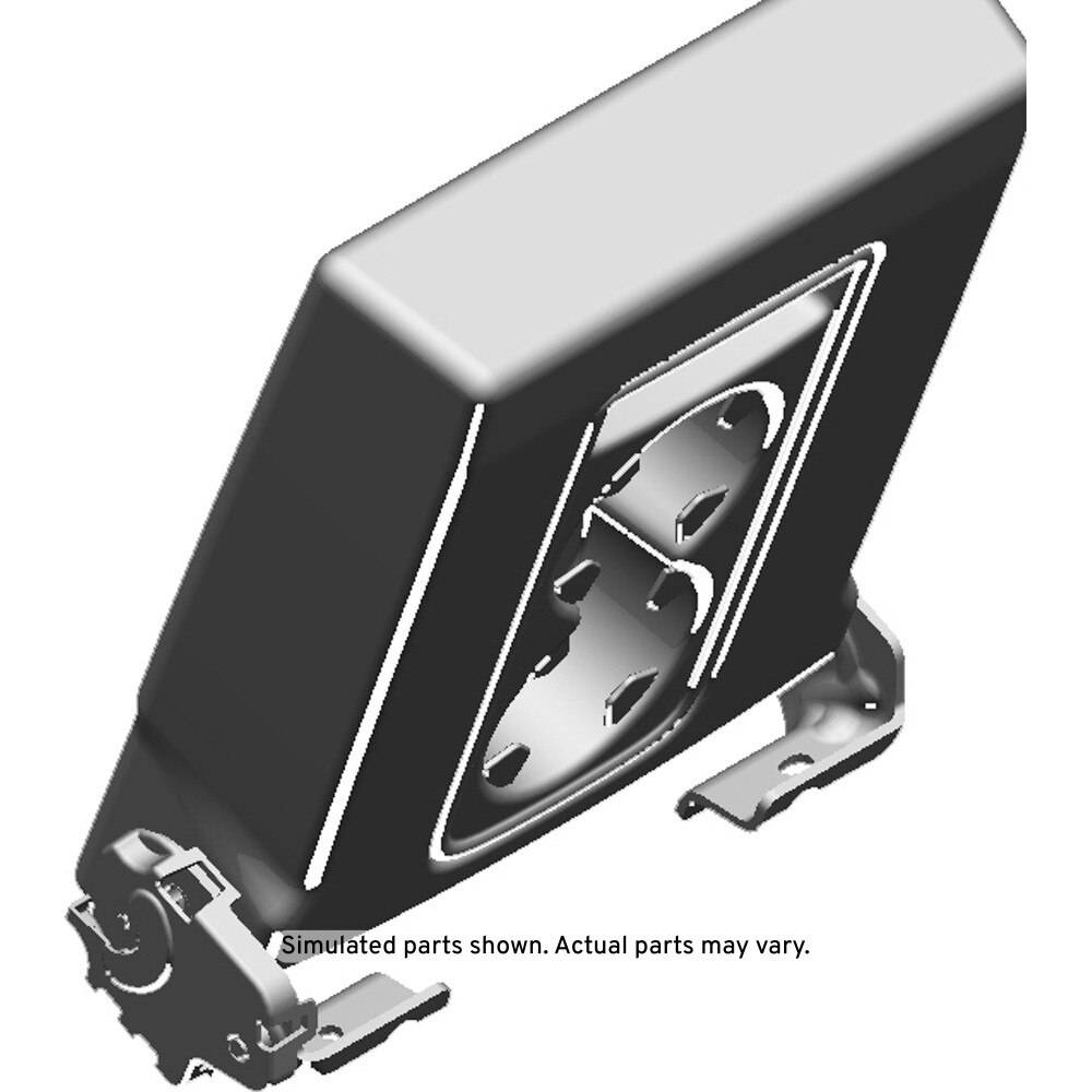 GM Genuine Parts Black Rear Driver Side Seat Armrest